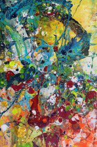 Energy - 120 x 80 cm - Acryl auf Leinwand - Sandra Lederer 2023 