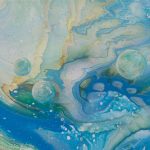Polaris - 20 x 20 cm - Acryl auf Leinwand - Sandra Lederer 2025