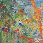 Dschungelfieber - 100 x 150 cm - Acry/Lack auf Leinwand - Sandra Lederer 2022 
