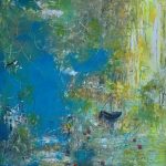 Love Boat - 107 x 100 cm - Acryl mit Strukturen auf Leinwand - Sandra Lederer 2018 