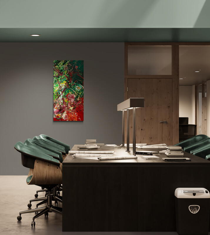 Feuersturm Raumbeispiel (120 x 60 cm)