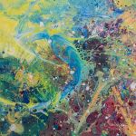 Aufbruch - 100 x 150 cm - Acryl auf Leinwand - Sandra Lederer 2022 