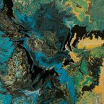 Blaue Lagune - 150 x 100 cm - Acryl  auf Leinwand - Sandra Lederer 2021 