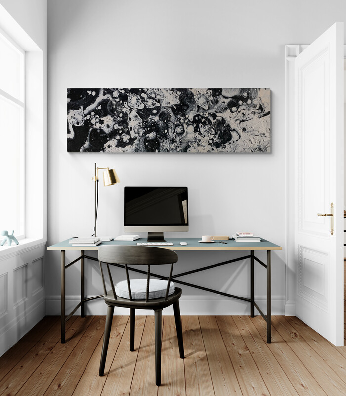 Deep Space One (60 x 180 cm) Raumbeispiel