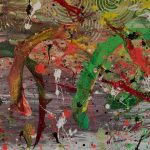 Drachentanz 2 - 110 x 190 cm - Acryl/Lack auf Leinwand - Sandra Lederer 2023