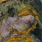 Feuertanz des Drachen - 100 x 50 cm - Acryl auf Leinwand - Sandra Lederer 2021