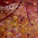 Kismet - 80 x 120 cm - Acryl mit Strukturen auf Leinwand - Sandra Lederer 2021 