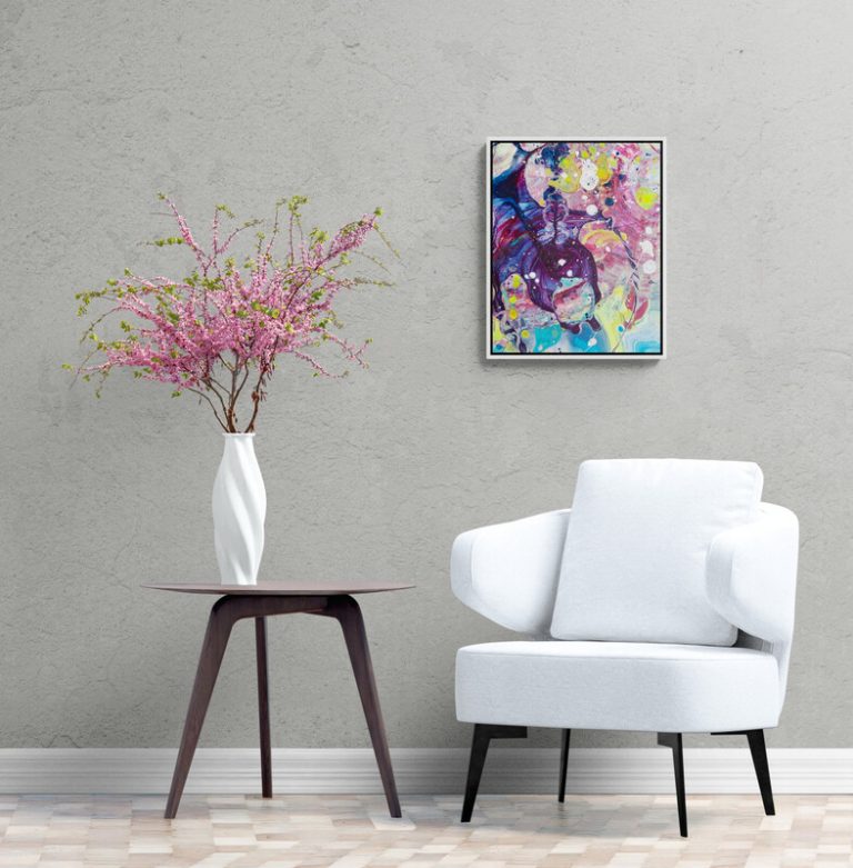 Neonwirbel Raumbeispiel