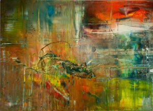 Space Taxi - 107 x 150 cm - Acryl auf Leinwand - Sandra Lederer 2018