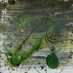 Tiefseetummler - 80 x 80 cm - Acryl  auf Leinwand - Sandra Lederer 2020 
