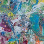 Tropical Breeze - 100 x 70 cm - Acryl auf Leinwand  - Sandra Lederer 2023