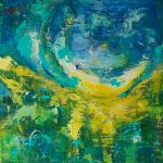 Come together! - 70 x 100 cm - Acryl mit Strukturen auf Leinwand - Sandra Lederer 2020