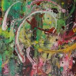 crazy jungle - 110 x 190 cm - Acryl auf Leinwand - Sandra Lederer 2022