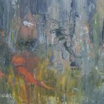 dragon hall - 100 x 200 cm - Acryl auf Leinwand - Sandra Lederer 2018