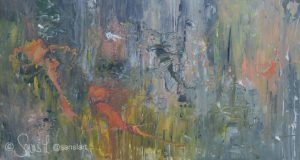 dragon hall - 100 x 200 cm - Acryl auf Leinwand - Sandra Lederer 2018