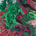 Berry Bliss Cocktail - 100 x 30 cm - Acryl mit Strukturen auf Leinwand - Sandra Lederer 2025 