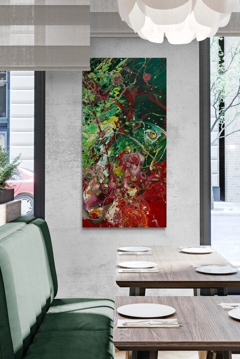 Feuersturm Raumbeispiel (120 x 60 cm)