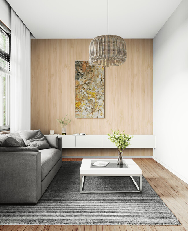 Silver Flame 150 x 75 cm Fine Art Print auf AluDibond Ausschnitt 1