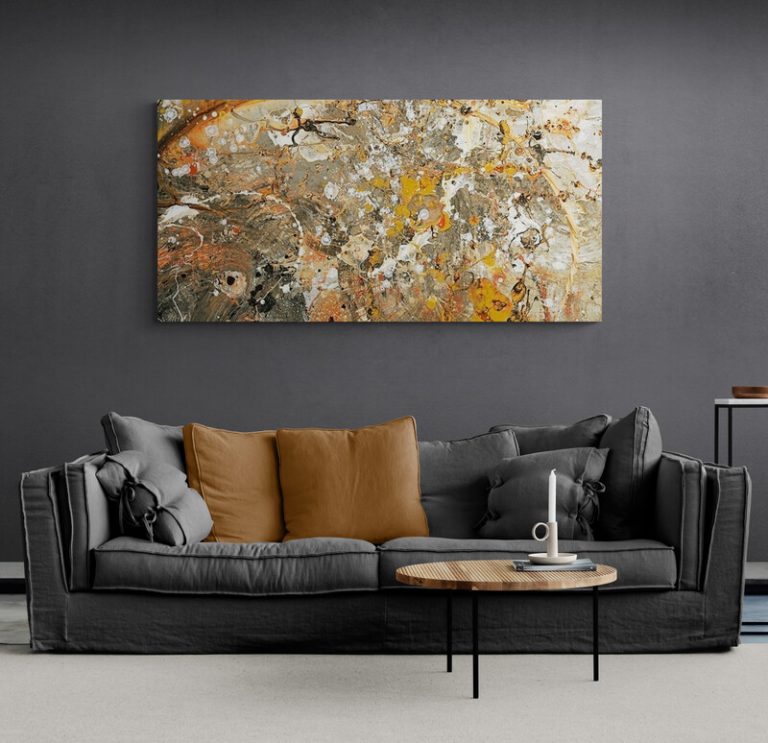 Silver Flame 75 x 150 cm, Limitierte Edition, 5 Exemplare, Fine Art Print auf Alu-Dibond, nummeriertes Zertifikat inklusive