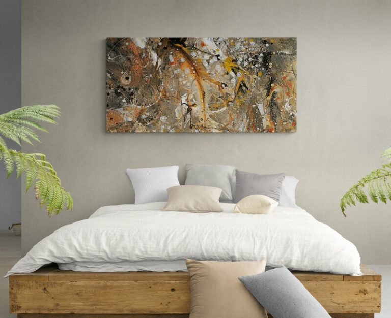 Silver Flame 75 x 150 cm, Limitierte Edition, 5 Exemplare, Fine Art Print auf Alu-Dibond, Ausschnitt 3, nummeriertes Zertifikat inklusive