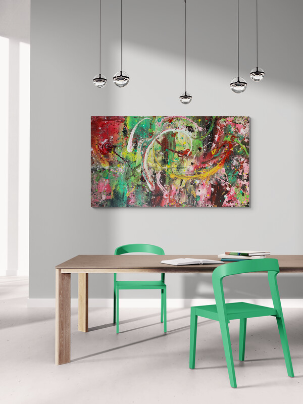 crazy jungle 110 x 190 cm Raumbeispiel