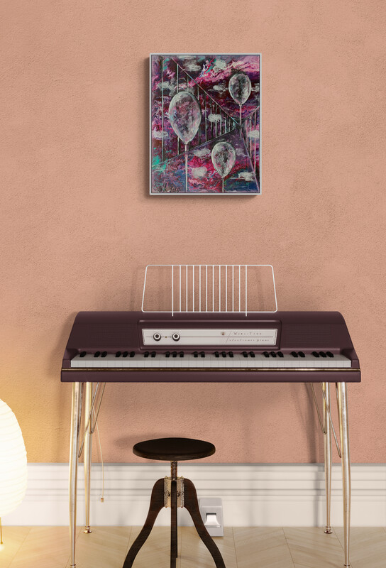 Auf und davon... - 40 x 50 cm - Raumbeispiel