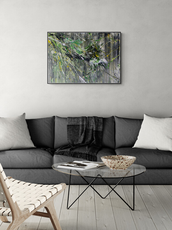 Explosion - 70 x 100 cm - Raumbeispiel