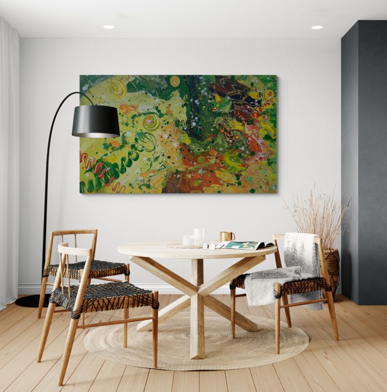 Shining Flavour - 120 cm x 200 cm - Raumbeispiel