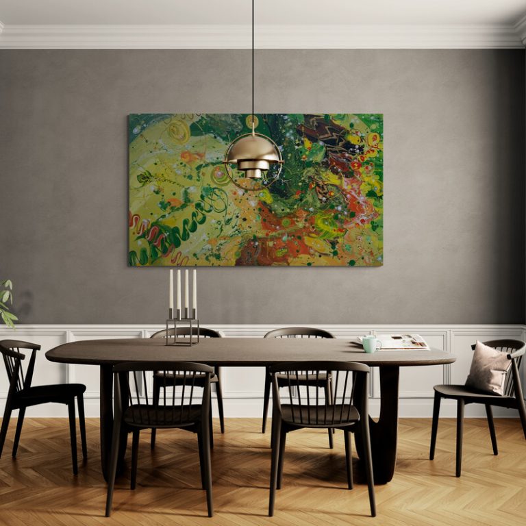 Shining Flavour - 120 cm x 200 cm - Raumbeispiel