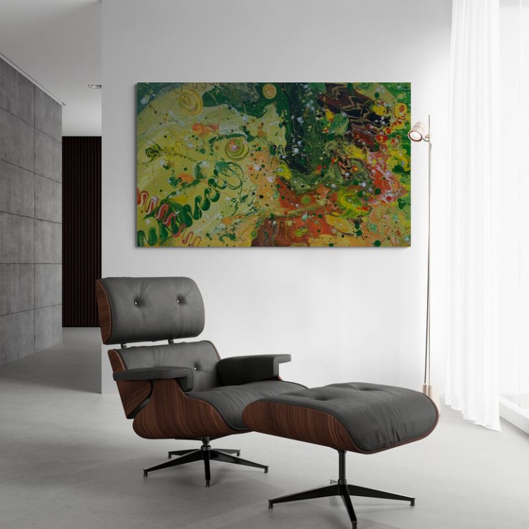 Shining Flavour - 120 cm x 200 cm - Raumbeispiel