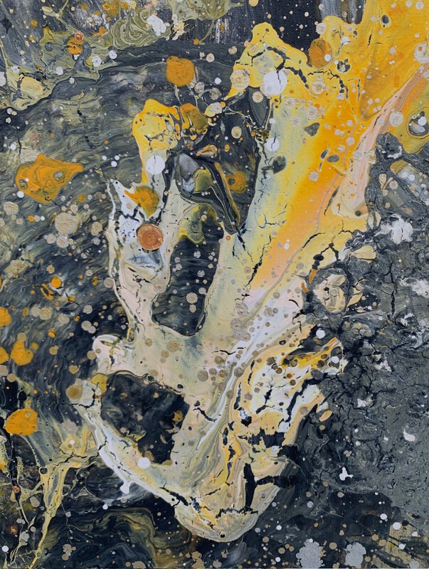 Shooting Stars 90 x 120 cm - Detailaufnahme