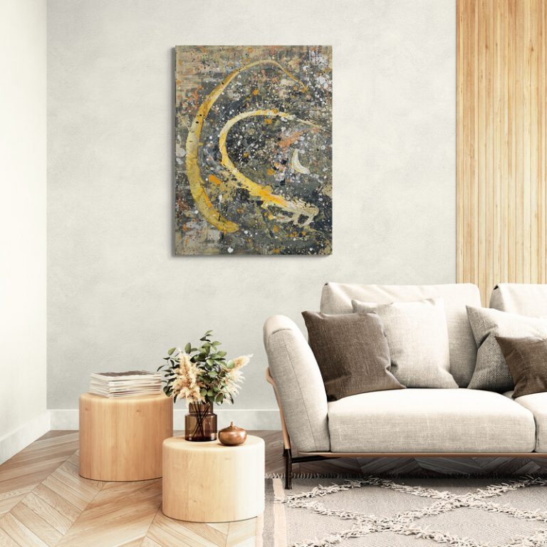 Shooting Stars 90 x 120 cm Raumbeispiel