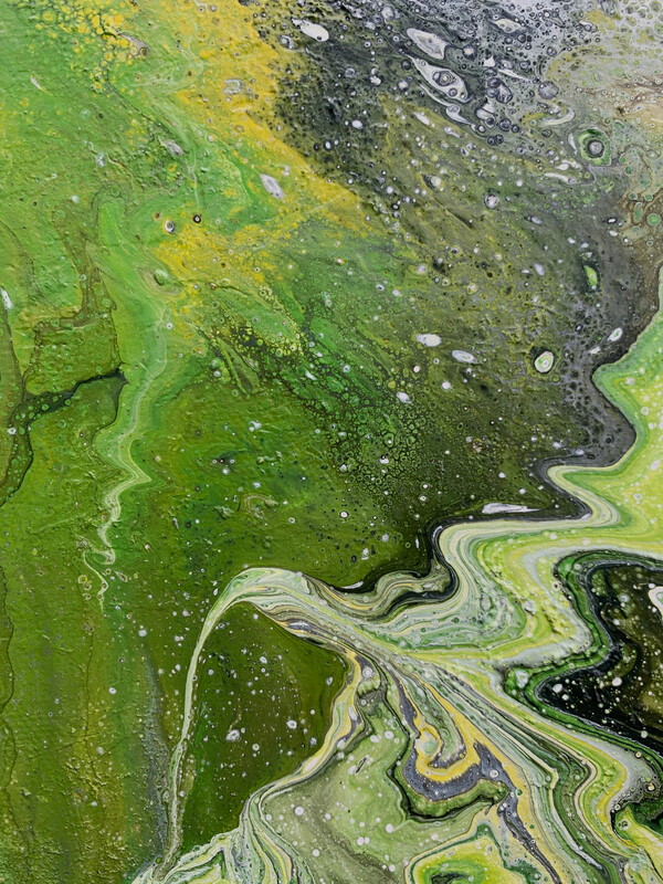 Smaragdnebel - Detailaufnahme