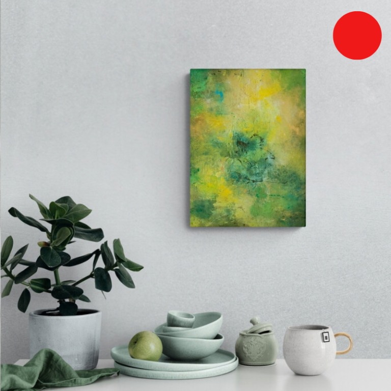Kunstkatalog Herzgewitter und Tagträume, Acrylbild von Sandra Lederer 20