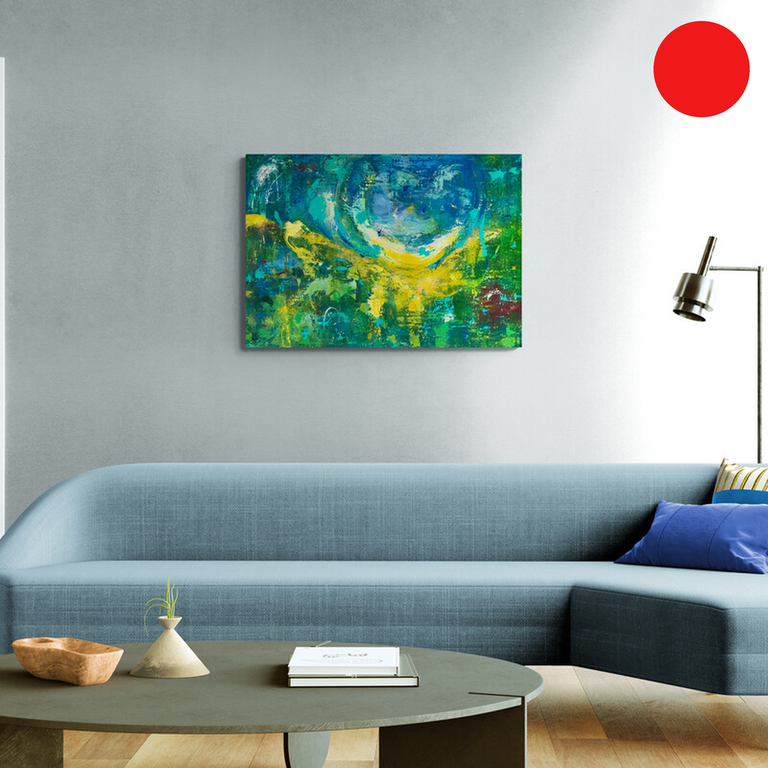 Kunstkatalog Herzgewitter und Tagträume, Acrylbild von Sandra Lederer 12