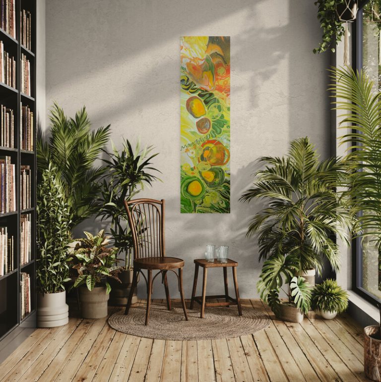 Kunstkatalog Herzgewitter und Tagträume, Acrylbild von Sandra Lederer 17