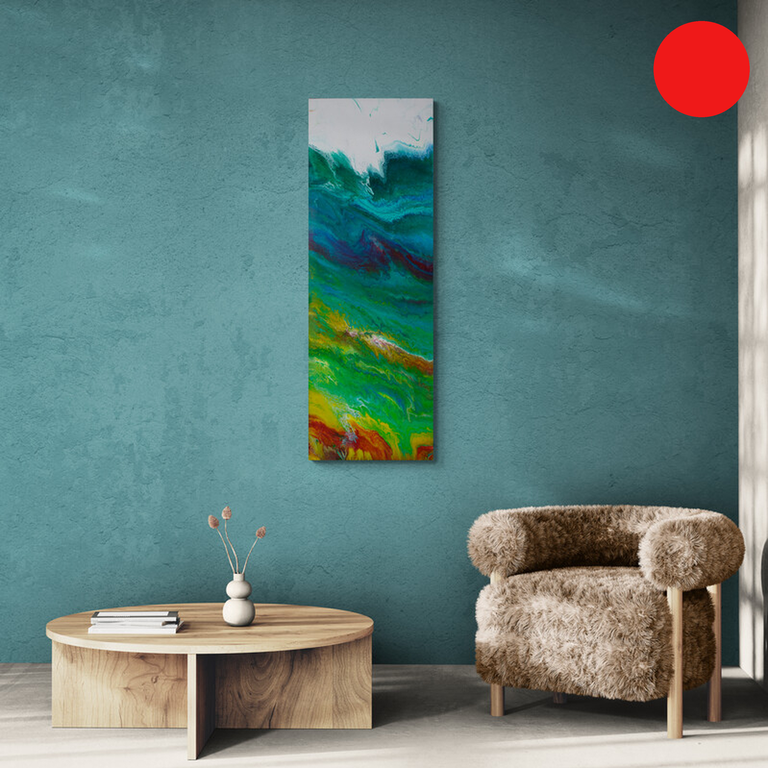Kunstkatalog Herzgewitter und Tagträume, Acrylbild von Sandra Lederer 11