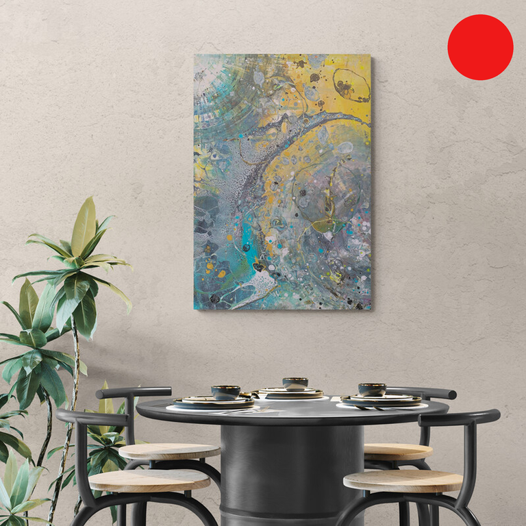 Kunstkatalog Herzgewitter und Tagträume, Acrylbild von Sandra Lederer 22